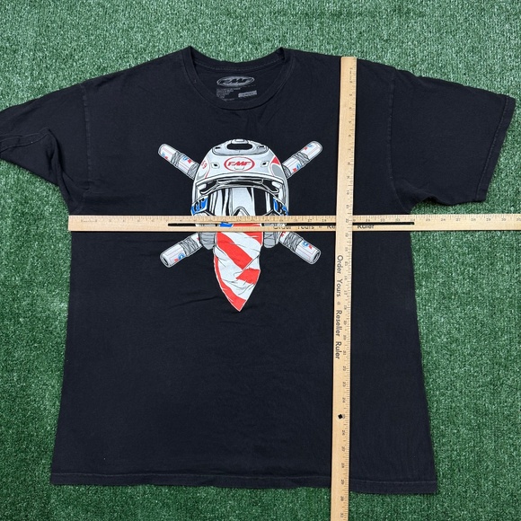 FMF Racing Graphic T Shirt Men's Size XL Black Short Sleeve Motorcycle Helmet - Picture 4 of 7
